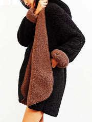 Both Sides Wearing Lazy Wind Warm Lamb Woman Coat