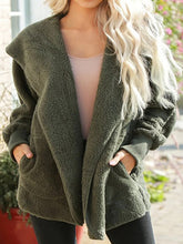 Big lapel women plain with pocket short coats