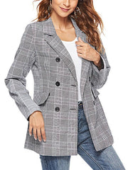 Fashion Grid Woman Autumn Blazers