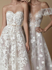White Plunge Embroidery Flower Chic Women Sheer Mesh Cami Evening Dress