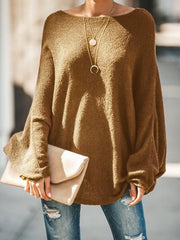 Round Neck Long Sleeve Sweaters