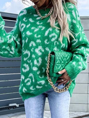 Loosen Crew Neck Sweater For fashion women