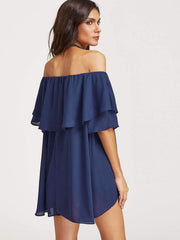 Off shoulder Loose T-Shirts