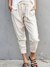 Casual plain easy to match long women pants