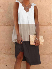 Casual fashion print dress