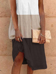 Casual fashion print dress
