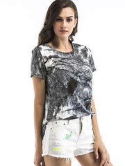 Loose Floral Short sleeve T-Shirts