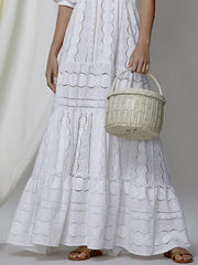 Women short sleeve v neck white maxi dresses