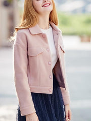 Fashion Casual Jackets Single-breasted Coats