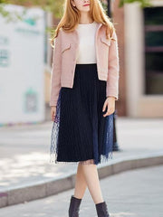 Fashion Casual Jackets Single-breasted Coats