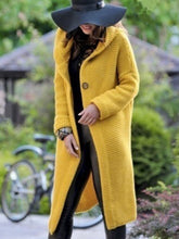 Woman Plain Simple Knitting Sweater Coats