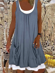Cotton Casual A-Line Dresses