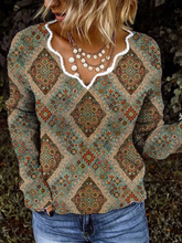 Casual Long Sleeve Acrylic Shift Sweater