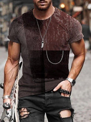 Men's Contrast Print T-shirt