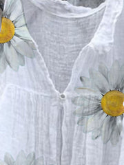 White Long Sleeve Cotton Shirts & Tops