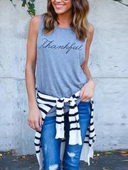 Monogrammed summer Sleeveless vest