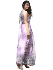 Fashion Plus Belt Halt Maxi Dresses