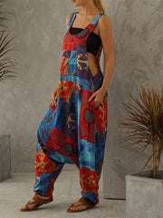 Casual printed jumpsuit