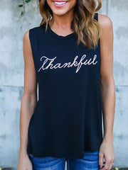 Monogrammed summer Sleeveless vest