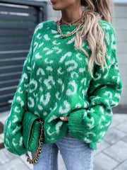 Loosen Crew Neck Sweater For fashion women