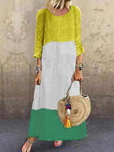 Loose long sleeve women casaul maxi dresses
