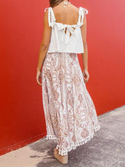 Bohemia Style Long Printed Women Skirts