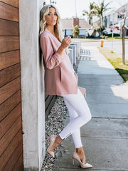 Fashion Lapel collar Women Plain OL Blazer Coats