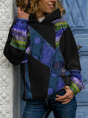 Women hoodied bohemia style long sleeve fashion hoodies