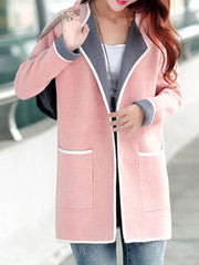 Multicolor Sweater Coat Cardigans Woman Outerwear