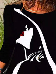 Casual Cotton-Blend Long Sleeve Shirts & Tops