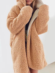 Reversible Casual Coat Hoodie Cardigan