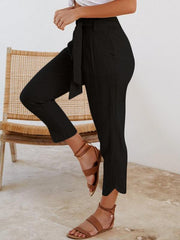 Women Fashion Casual Plain Pants