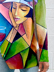 Plus size Abstract Graphic Casual Shirts & Tops
