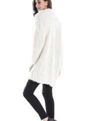 Women New Plush Lapel Coats