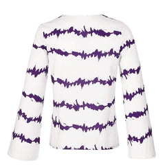 Fashion Loose Print V neck T-Shirts
