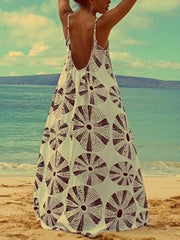 Bohemia Falbala Off Shoulder Maxi Dress