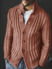 Men's Casual Button Knit Cardigan Sweater Jacket