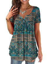 Women round neck artist short sleeve T-shirts