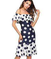 Off shoulder Point Bodycon Dresses