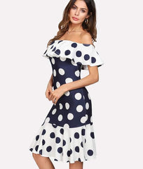 Off shoulder Point Bodycon Dresses