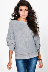 Fashion Batwing Loose Knit Sweaters