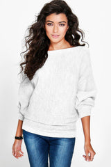Fashion Batwing Loose Knit Sweaters