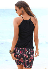 Casual Gored Elastic waist Bodycon Dresses