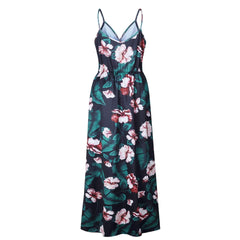 Fashion Floral Jumpsuits Skater Dresses
