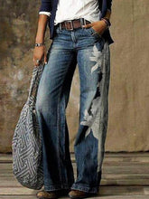 Women Wide leg pants Casual jeans