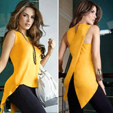 Fashion Irregular Sleeveless T-Shirts