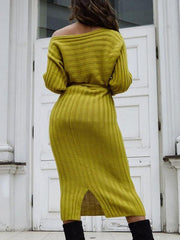 Women sexy one off shoulder long sleeve plain maxi dresses