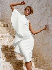 Sexy Sleeveless Falbala Bodycon Dresses