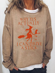 Yes I Can Drive A Stick Sweatshirt