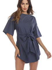 Fashion Loose Short sleeve Skater Dresses